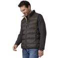 thumbnail image 3 of Free Country Men's Pine Creek Quilted Reversible Vest Olive S, 3 of 6