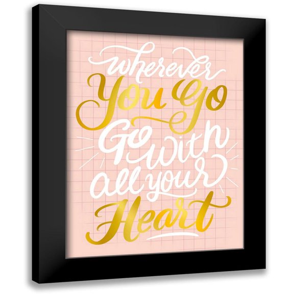 Batista, Dee 12x14 Black Modern Framed Museum Art Print Titled - You Go