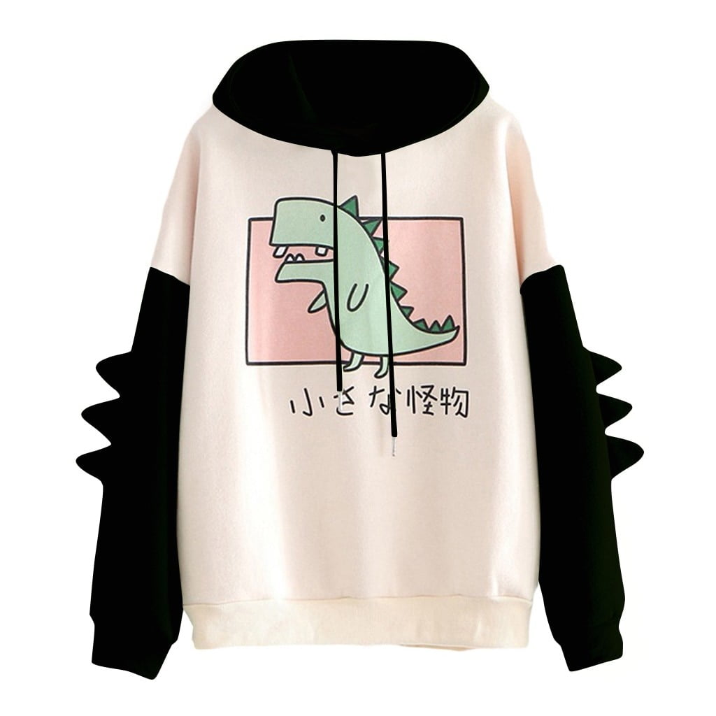 InterestPrint Muzzle of Lions Womens Casual Long Sleeve Pullover Hoodie with Pocket 