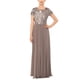 thumbnail image 1 of Vestido de Lentejuelas Betsy & Adam para Mujer Beige 14, 1 of 1