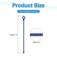 thumbnail image 2 of Uxcell Silicone Cable Ties, 10 Inch Reusable Twist Cable Ties Heavy Duty Bendable for Bundling Holding, 5 Pcs, Blue, 2 of 6