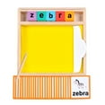 thumbnail image 1 of Wooden Sand Writing Tray Montessori Learning Tool For Letters Numbers Drawing Sensory Play, 1 of 8