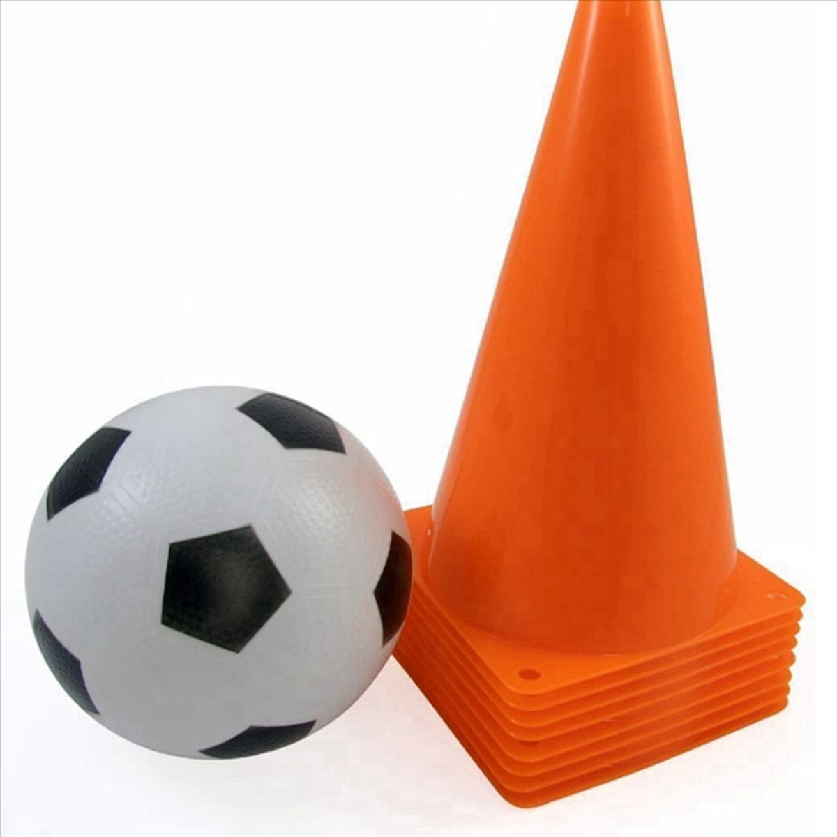 30 Pcs Traffic Cones - 7 Inch of Multipurpose Construction Theme Sports Activity Cones for Football Training
