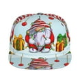 thumbnail image 2 of Gaeub Funny Christmas Gnome Flat Bill Snapback Hats Baseball Caps with Adjustable for Running Workouts and Outdoor Activities, 2 of 9