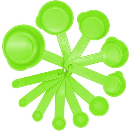 

Kitchen Baking Plastic Measuring Spoon and Cup Set for Dry Liquids or Liquids