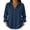 Dark Blue #25, variant on Knit Tops for Women 3/4 Sleeve T-Shirts V Neck Button Up Collared Shirts 2026 Loose Fit Plain Work Blouses