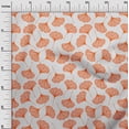 thumbnail image 2 of oneOone Cotton Cambric Orange Fabric Artistic Sewing Fabric By The Yard Printed Diy Clothing Sewing Supplies 42 Inch Wide-6BS, 2 of 4