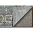 thumbnail image 4 of Feizy Dartmouth Transitional Floral & Botanical, Blue/Ivory/Brown, 5' x 7'6" Area Rug Easy Care Stain Resistant Pet & Kid Friendly Bohemian & Eclectic Bordered Floor Rug for Living room Bedroom, 4 of 8