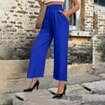 thumbnail image 2 of yillto Womens Wide Leg Pants High Waist Palazzo Dressy Trousers with Pockets Business Work Casual Pant, 2 of 6