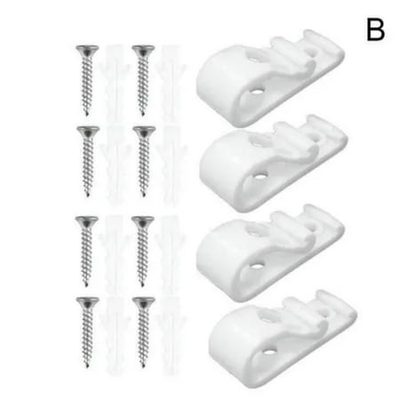 

GLZMDL1 4x Child Safety Blind Clip Device Hook For Roller Vertical Roman Chain/Cords-White