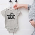 thumbnail image 6 of Love Uncle Tattoos Cute Rebellious Romper Boys or Girls Infant Baby Brisco Brands 12M, 6 of 6
