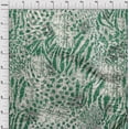 thumbnail image 4 of oneOone Cotton Poplin Green Fabric Animal Skin Sewing Craft Projects Fabric Prints By Yard 42 Inch Wide, 4 of 6