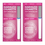 Harmless Cigarette,Mixed Berry,Nicorette Alternative & Quit Smoking Aid,2pk