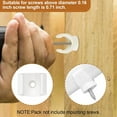 thumbnail image 5 of PEX Clips Pipe Clamp, 100Pcs 3/4 Inch Pipe Clamp for PVC Water Pipes and Tubing Hoses, Plastic U-Shaped Pipe Clamp Tools, 5 of 5