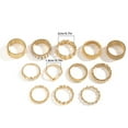 thumbnail image 3 of Teissuly 12PC Ladies Vintage Stack Above Knuckle Combination Set, 3 of 3