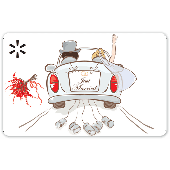 Just Married Walmart Gift Card