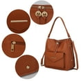 thumbnail image 5 of MKF Collection Vanya Shoulder Bag Handbag Crossbody Bag Purse by Mia K, 5 of 8