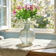 thumbnail image 4 of Artificial Flowers for Outdoors Hibiscus Spring Summer Decor Blue Artificial Tropical Flowers Realistic UV Resistant Silk Hibiscus Flowers for Outside Planter Front Door Porch Patio, 4 of 5