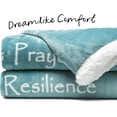 thumbnail image 6 of Premium Sympathy Warm Hugs Gift Throw Blanket - Sympathy Cancer Chemo Survivor Get Well Caring Gifts - Comfort Gift Blanket for Love Support Strength - Women Men Friend Grandpa - Turquoise Turquoise, 6 of 7