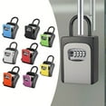 thumbnail image 4 of Storage Box Key Safe Box Wall-mounted Key Box Lock Combination Lock, 4 of 8
