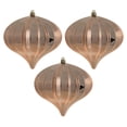 thumbnail image 3 of Conjunto de 3 Adornos Navideños Vickerman Cebolla en Oro Rosa, 3 of 7