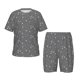 thumbnail image 1 of Fotbe Airplane Routes Around The World Pijama Estampada de 2 Piezas para Niños – Ropa de Dormir de Manga Corta Cómoda para Niños y Niñas, Camiseta y Shorts de Algodón-4X-Large, 1 of 6