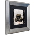 thumbnail image 2 of Trademark Fine Art "Vintage Cafe III" Canvas Art by Color Bakery Black Matte, Silver Frame, 2 of 4