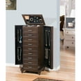 thumbnail image 2 of nathan direct j1257-l-e 9 drawer jewelry armoire with cushions, 2 of 3