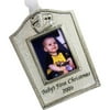 Baby's First Christmas 2008 Silvertone Frame Ornament