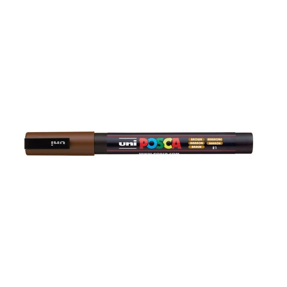 POSCA Paint Marker, PC-3M Fine Bullet, Brown