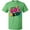Kelly Green, variant on I'm a 60's Kid 1960's Style Colorful Flowers T-Shirt