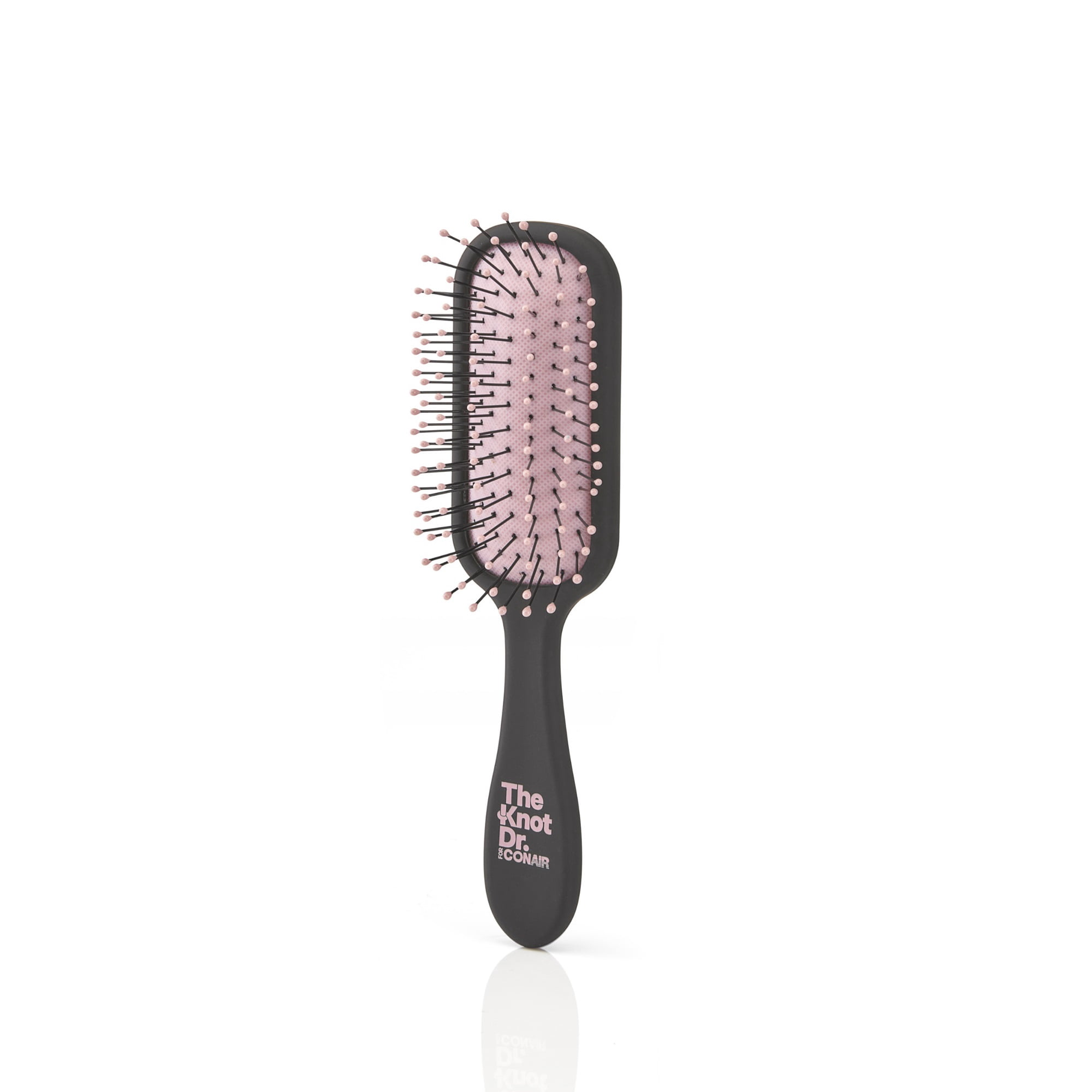 The Knot Dr. for Conair Pro Mini Wet and Dry Detangling Hairbrush with Case, Colors Vary