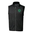 thumbnail image 2 of Men's-Cutter & Buck  Heather Charcoal Seattle Sounders FC Big & Tall Mainsail Sweater-Knit Full-Zip Vest, 2 of 3