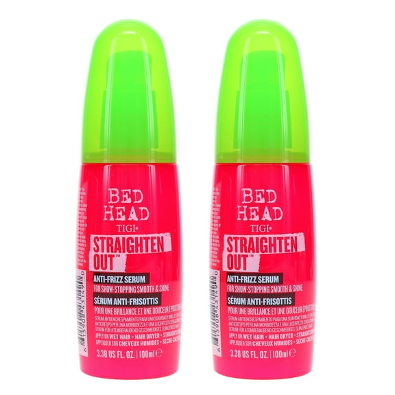 TIGI Bed Head Straighten Out Serum 3.38 oz 2 Pack