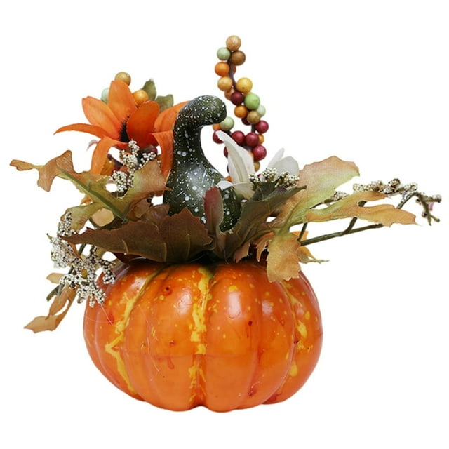 Halloween Récolte d'Automne Citrouille Artificielle en Mousse Centres de Table A