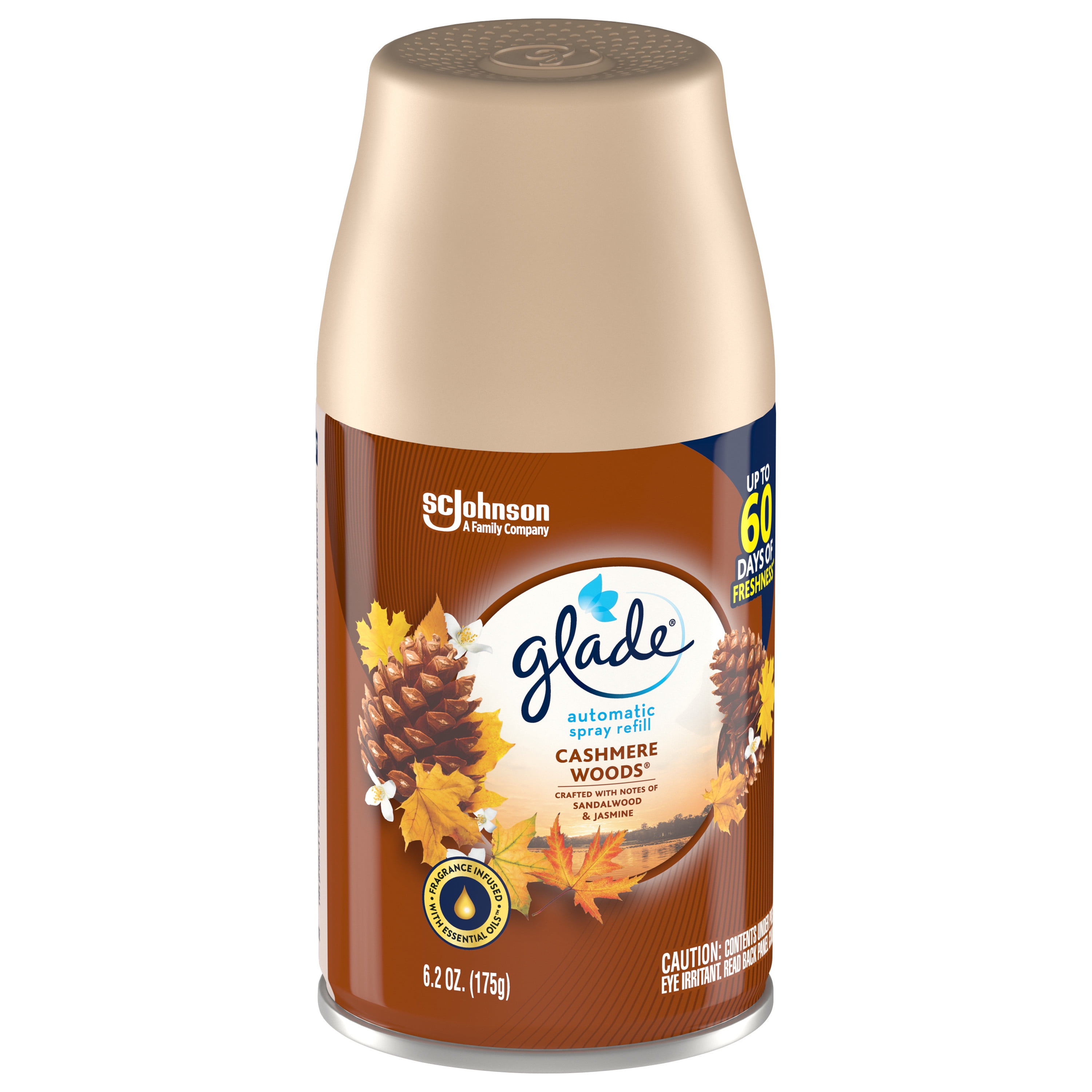 Glade 3.35 fl. oz. Cashmere Woods Scented Oil Plug-In Air Freshener Refill  (5-Count) 322828 - The Home Depot