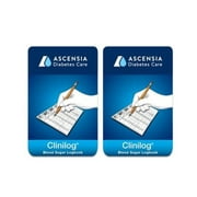 Ascensia Bayer Clinilog LogBook [2 pack] For GLucose Care