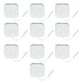 thumbnail image 3 of 10 parches de electrodos de 2 pulgadas con conector de clavija de 2 mm, parches de electrodos de masaje reutilizables para electroterapia, 3 of 12