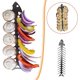 thumbnail image 2 of Brochetas reutilizables de acero inoxidable para barbacoa, plateadas Feliz Sencillez, 2 of 5