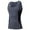 Grey, variant on Mens Fashion Casual Tight Sports Fitness Elastic Sleeveless Vest Mens Top Undershirt T Shirt for Man, Size M