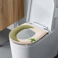 thumbnail image 4 of Toilet Seat Cover Zipper Model Toilet Seat Household Embroidery Sitting Washer Toilet Seat Cover Cute Washer Universal Toilet Seat Toilet Seat Covers,Back Seat Cover,Seat Covers For, 4 of 6