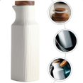 thumbnail image 2 of Japanese Style Soy Sauce Container Ceramic Condiment Pot Decorative Vinegar Container Oil Dispenser, 2 of 2