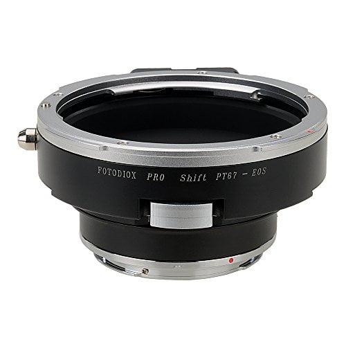 Fotodiox Pro Shift Adapter Shift Mount Shift Adapter - Pentax 6x7 (P67, PK67) Mount SLR Lens to Canon EOS (EF, EF-S) Mount SLR Camera Body, Fotodiox Black (P67-EOS-P-Shift)