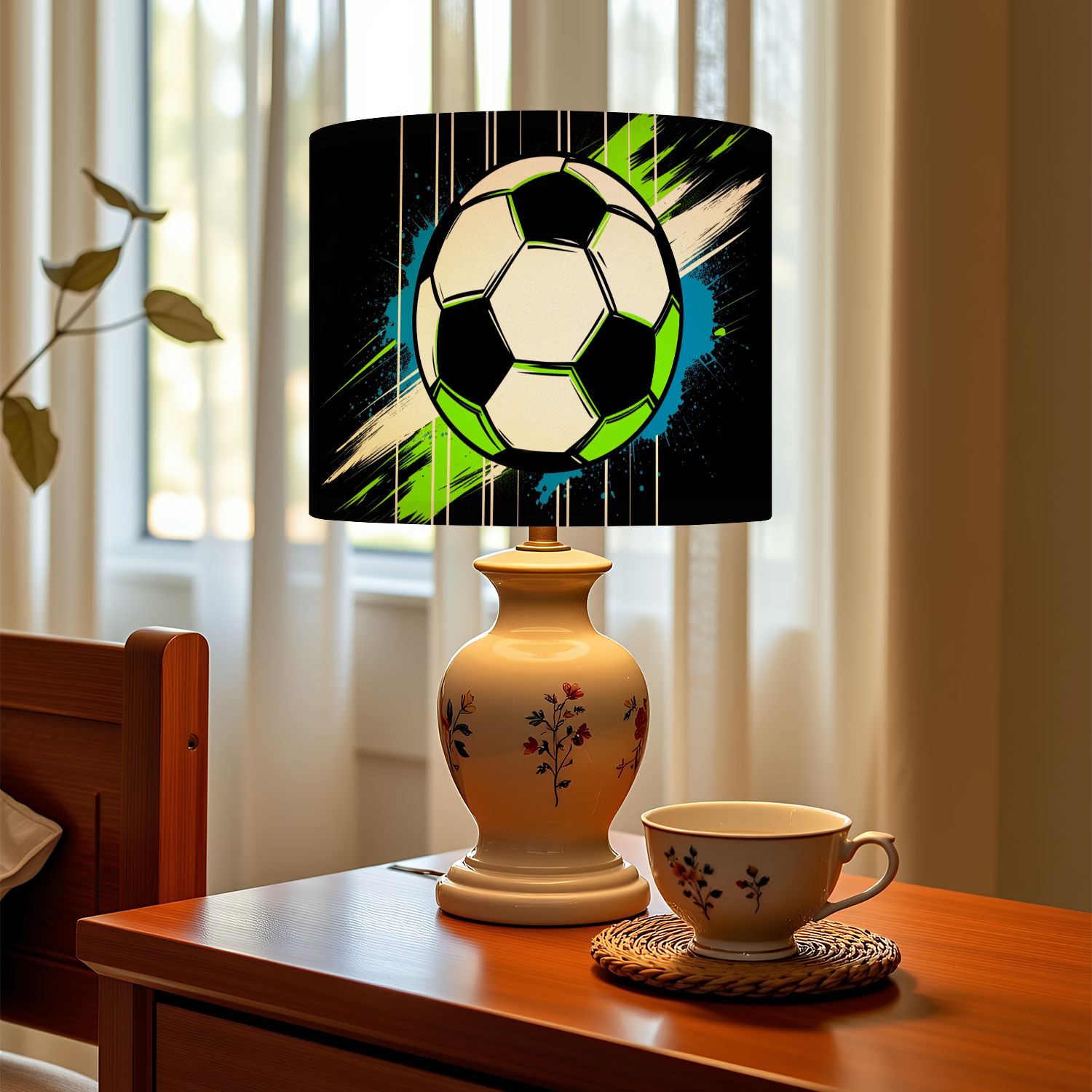 Linen Drum Lampshades Abstract seamless Football vertical fading lines tracks 13"x13"x10" Light Shade for Table Lamps Floor Lamps Drum Lamp Shades Lampshade Replacement Assembly Required