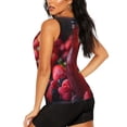 thumbnail image 3 of Daiia Berry Infused Refreshment Printed Womens Workout Tops for Women Quick-dry Tank Tops Mesh Yoga Shirts Athletic Running Tank Tops Sleeveless Gym Clothes-X-Large, 3 of 7