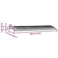 thumbnail image 3 of vidaXL Door Canopy, Outdoor Awning for Porch & Patio, Polycarbonate Cover, 118.1x39.4 In, Gray, 3 of 7