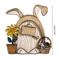 thumbnail image 3 of NSESSHome Easter Decoration Wood Door Wall Signs, Wooden Wreaths Front Door Sign Bunny Rabbit Sign Egg Carrot Ornaments Hanging Crafts for Spring Home Farmhouse Party Porch Wall Decor, 3 of 6