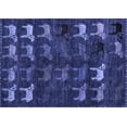 thumbnail image 1 of Ahgly Company Indoor Rectangle Abstract Blue Modern Area Rugs, 8' x 10', 1 of 4