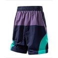 thumbnail image 4 of JOANKDMI Athletic Shorts for Women with Pockets Basketball Wide Leg Drawstring Quick Dry Color Patchwork Straight Comfortable Elastic Waisted Bottoms Sports Gym Outdoor Shorts, 4 of 6