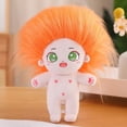 thumbnail image 1 of Muñeca de peluche de algodón Kawaii de 20 cm, figura de superestrella rellena, muñeca de algodón con cuerpo gordo, peluca, accesorios, se puede cambiar de ropa, regalo, 1 of 6